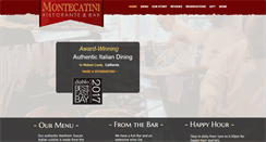 Desktop Screenshot of montecatinirestaurant.com